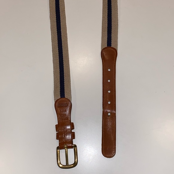 Coach Accessories - Vtg 90s‎ COACH 3830 linen belt